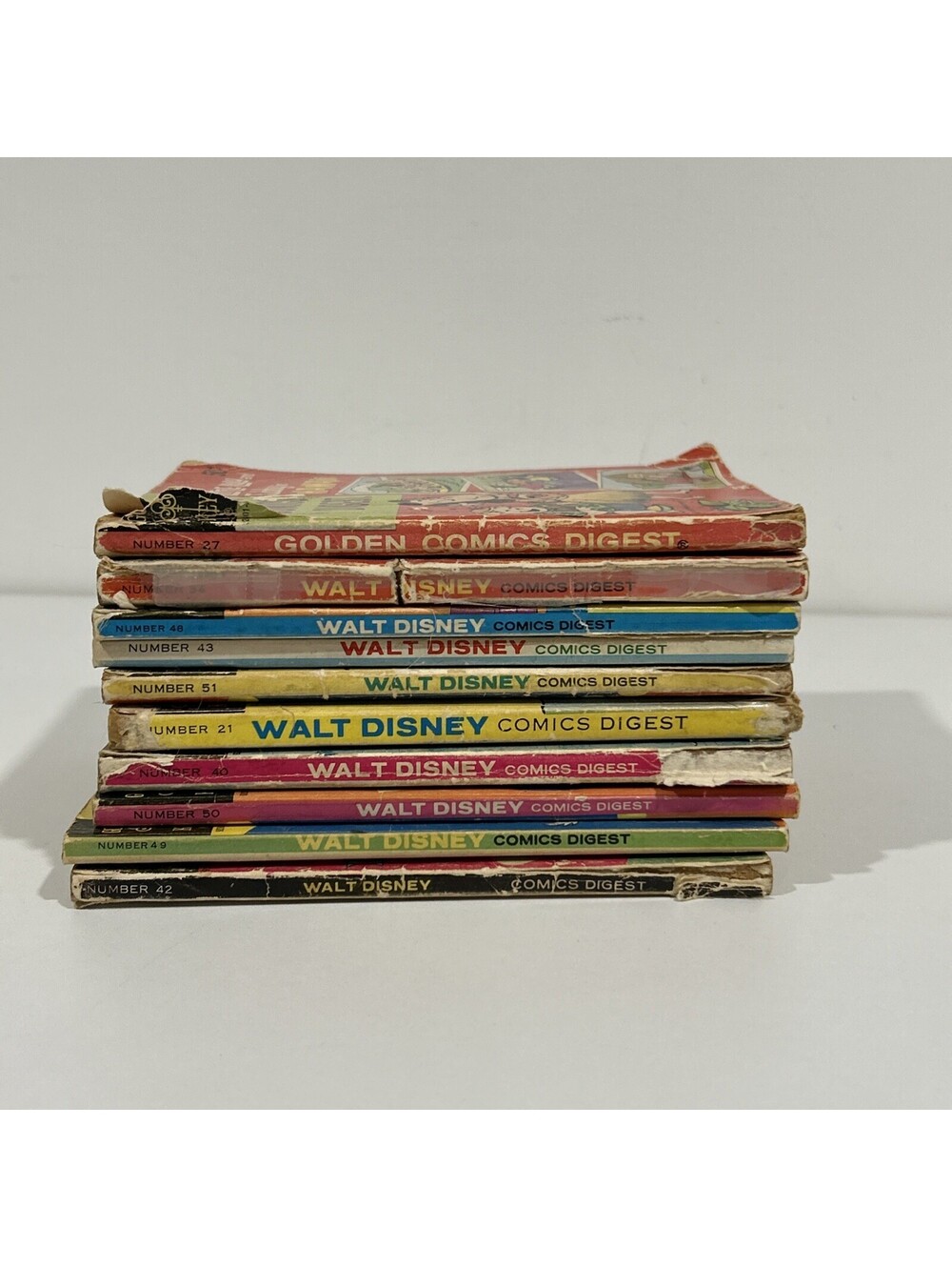 10 Vintage Disney Comics Digests Gold Key Golden Press 1960s 1970s